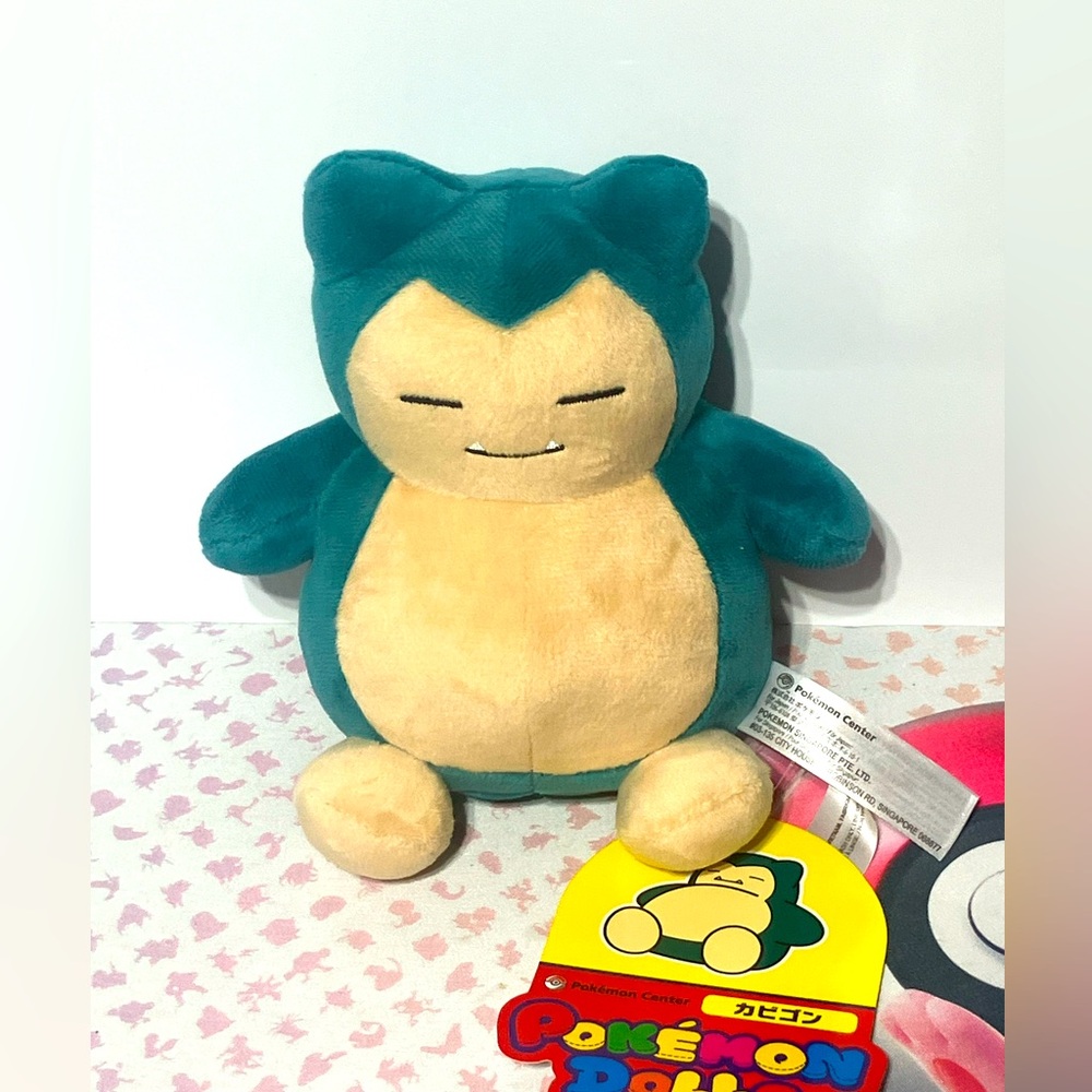 Pokemon Center Original Pokemon Dolls Plush Snorlax Pokedoll New With Tags